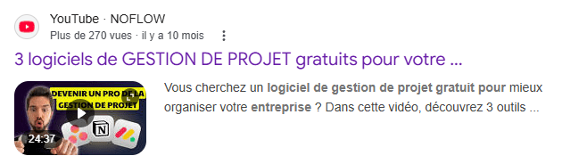 SEO vidéo
